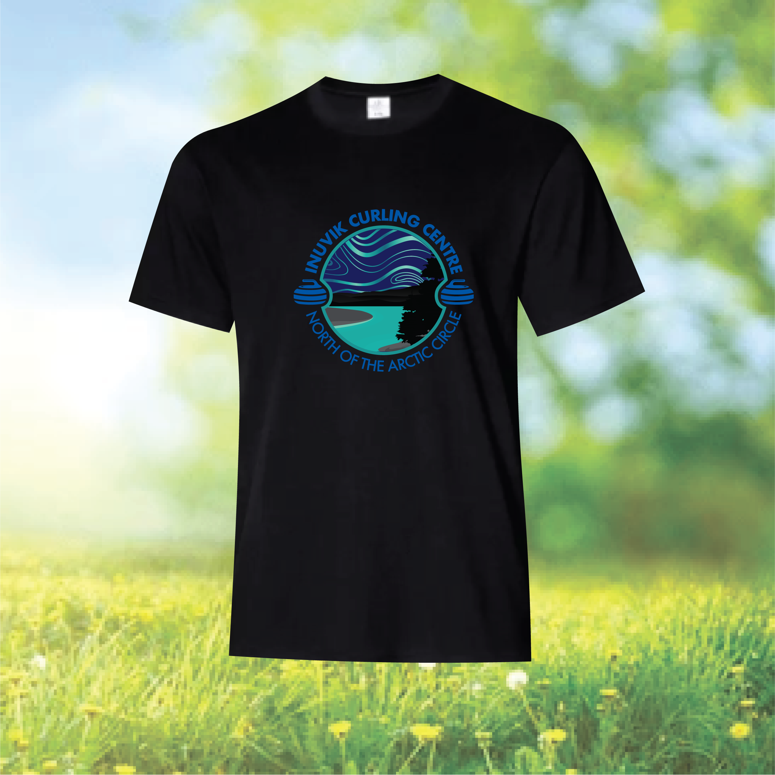 Inuvik Curling Association Swag Cotton T-Shirt